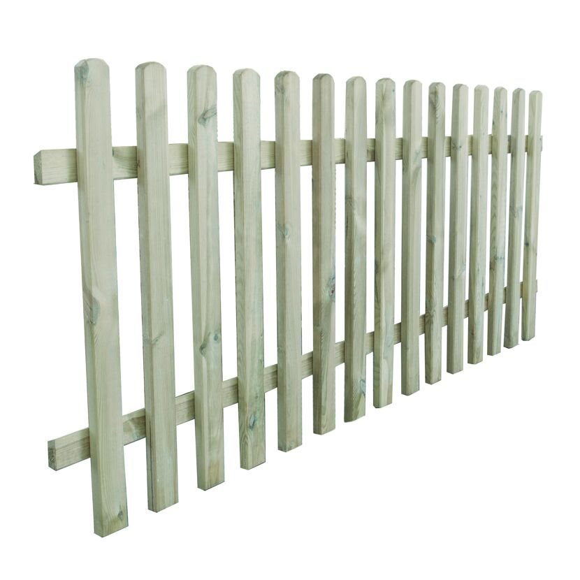 Einfacher Holzzaun