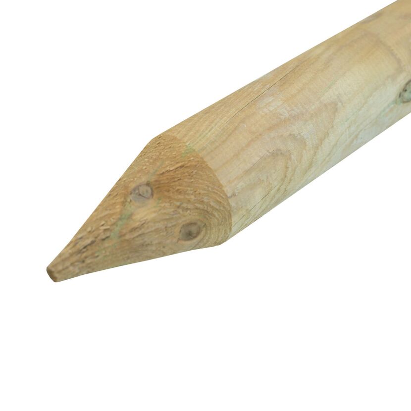 Angespitzter Holzpfahl