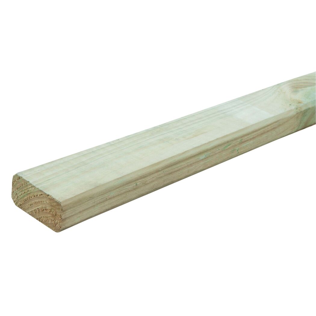 Grünes Allwetterholz 2400 x 145 x 28 mm