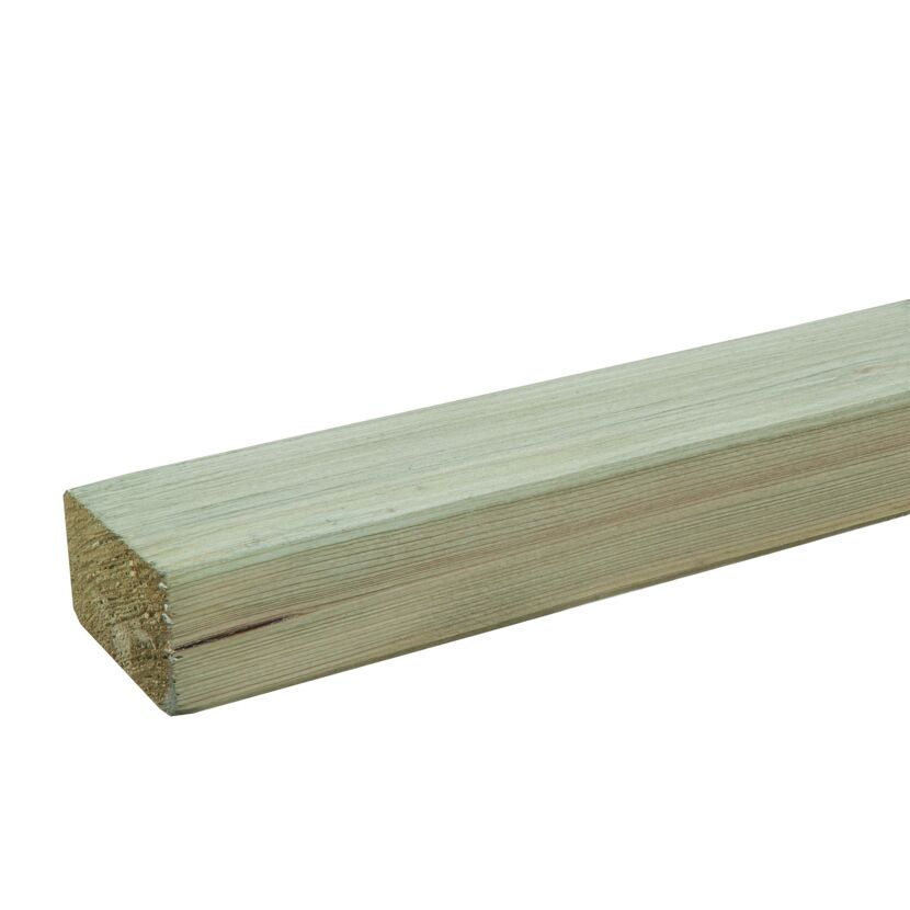 Grünes Allwetterholz 2400 x 145 x 28 mm