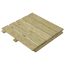 Holzfliese geriffelt 50 x 50 cm