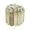 Grüner Rollborder aus Holz