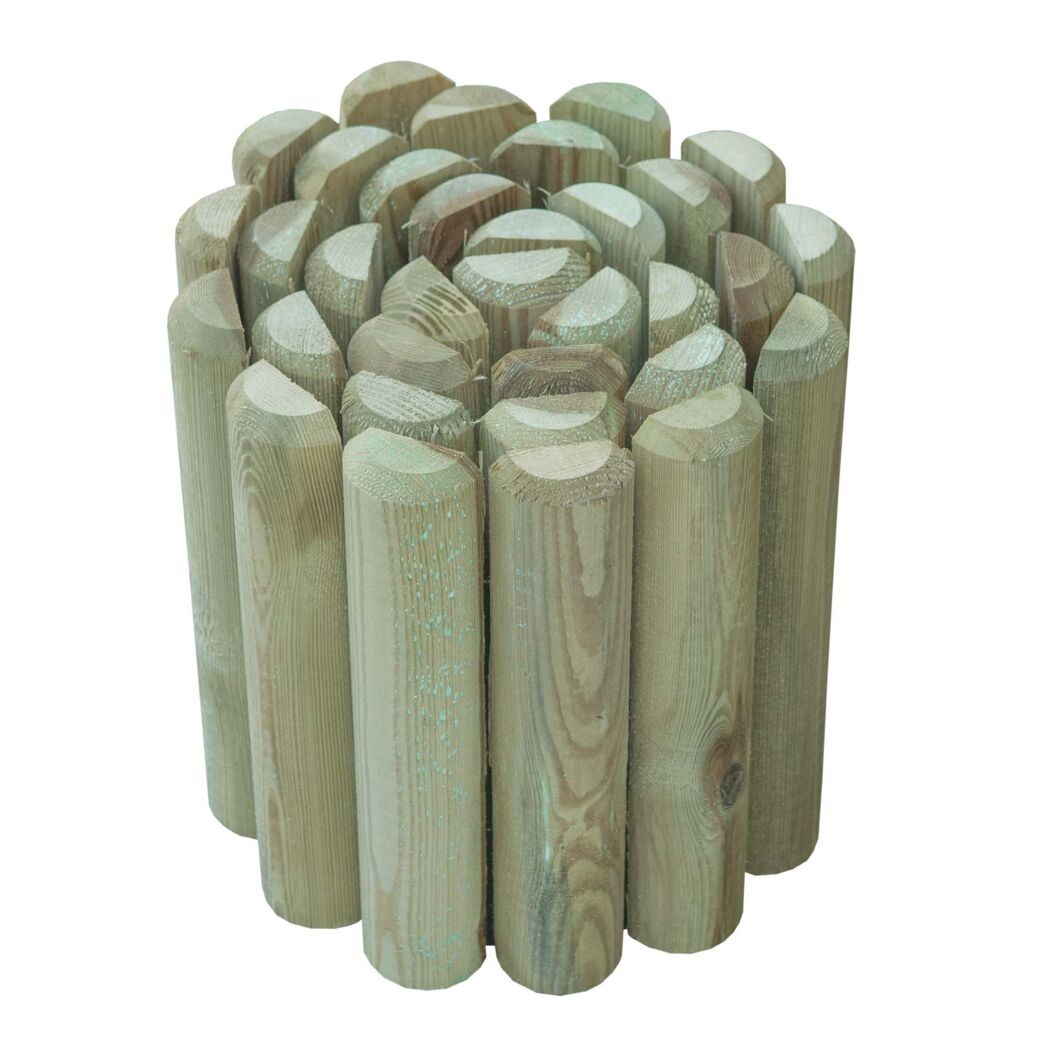 Rolle mit Gartenholz