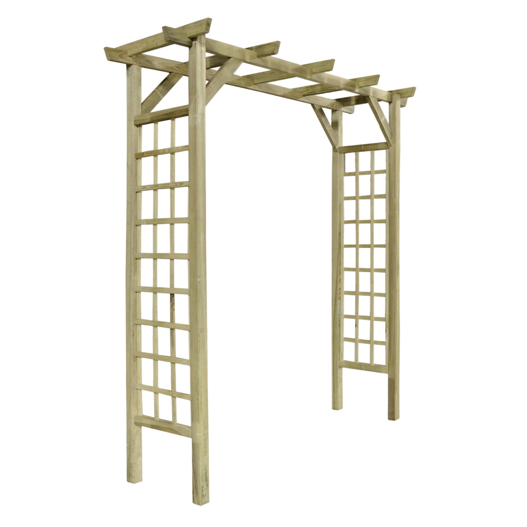 Heller Holz-Rosenbogen