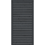 Sichtschutzzaun 'Neuss' 90 x 180 cm grau gebeizt