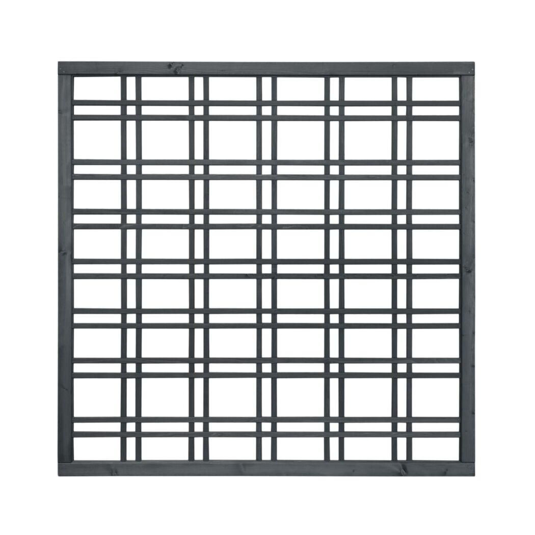 Rankgitter 180 x 180 cm grau