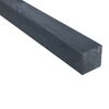 Vierkantpfosten grau, gebeizt 9 x 9 x 190 cm