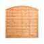 Holz Gartenzaunelement mit Bogen