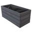 Pflanzkasten Holz grau 88 x 39 x 40 cm