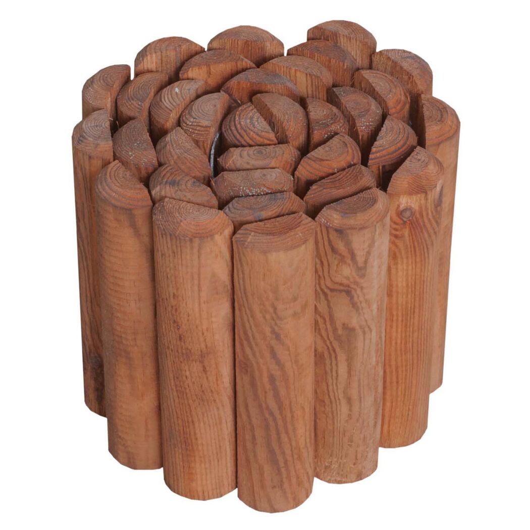 Brauner Rollborder aus Holz