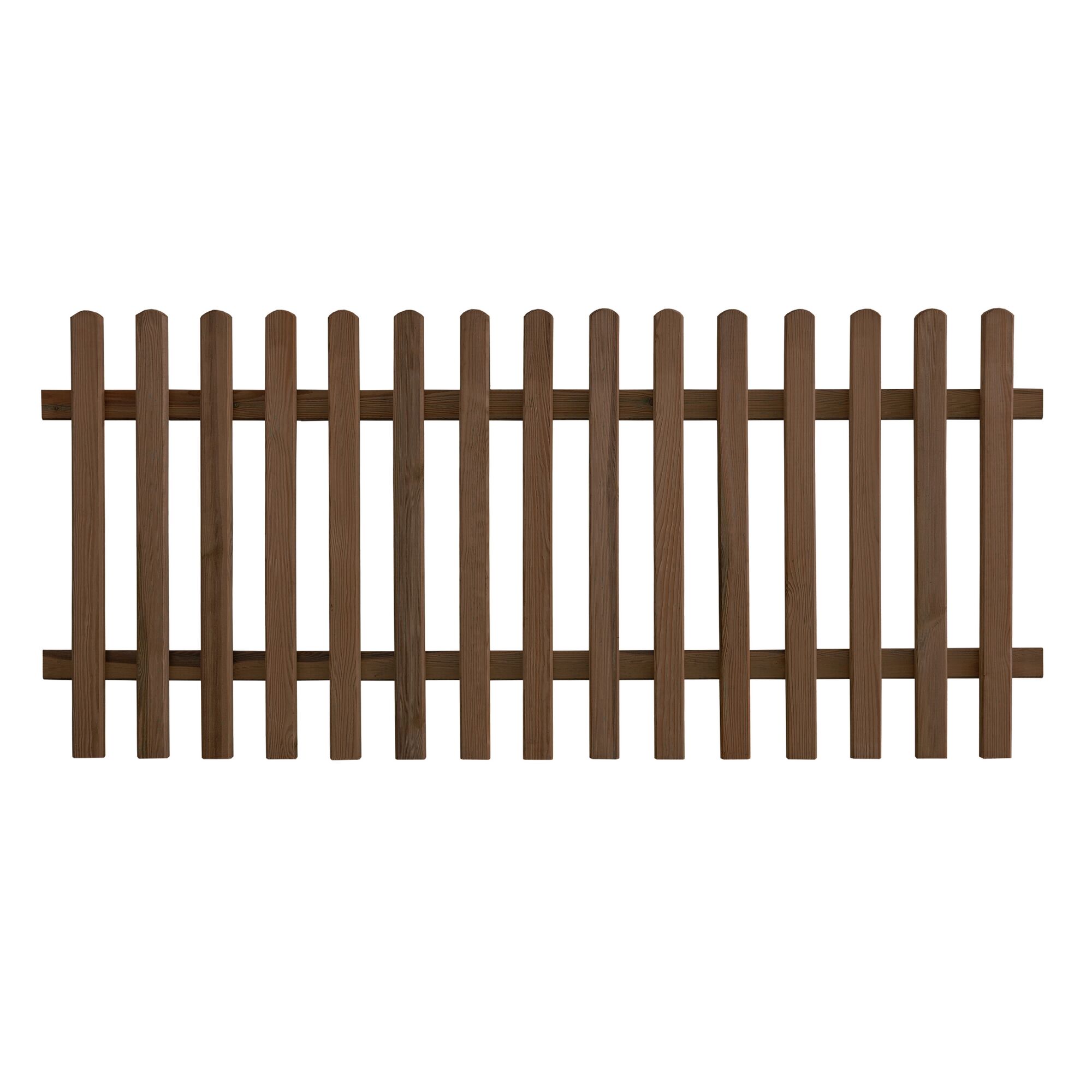 Brauner Holzzaun