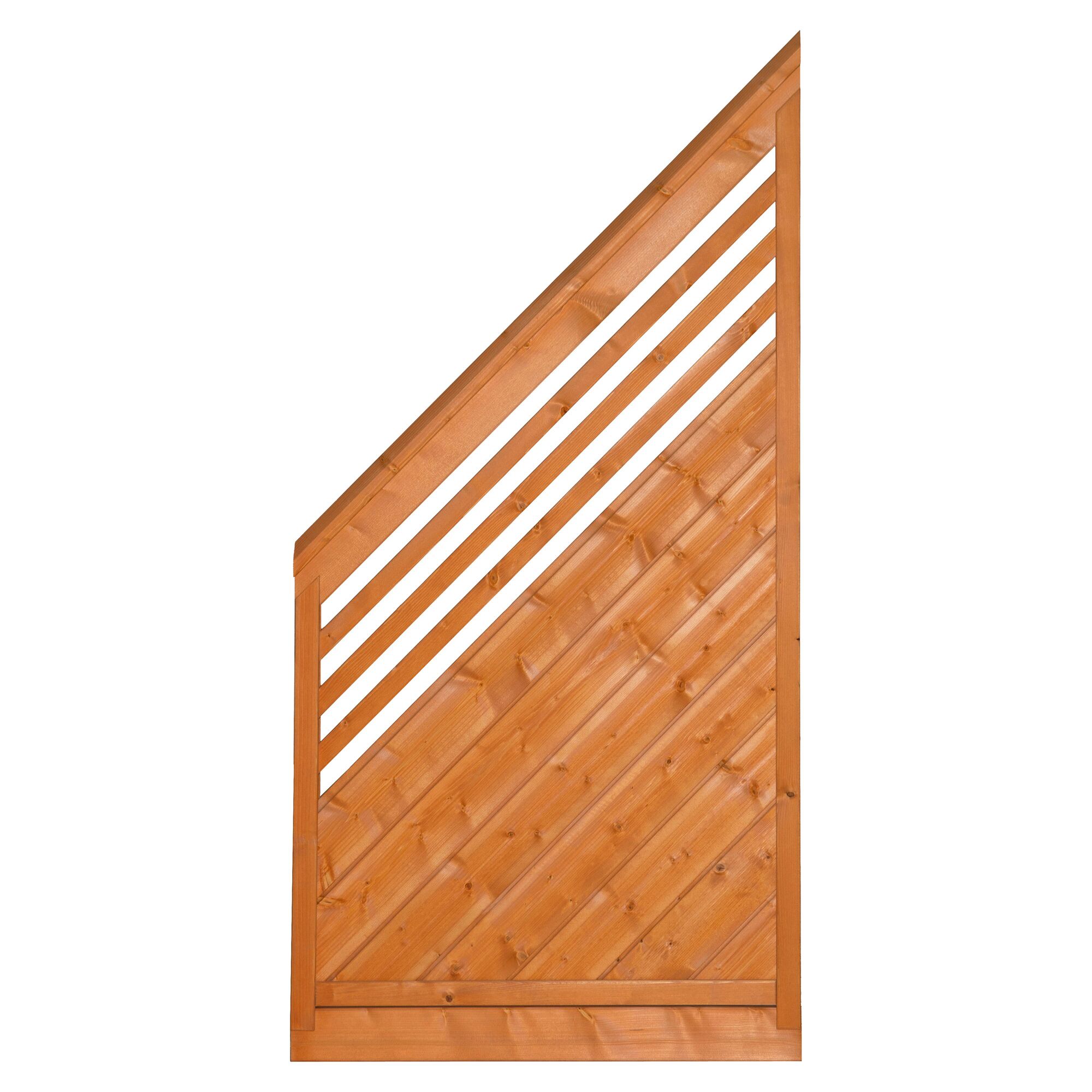 Holz Sichtschutzzaun Lindenthal kirschbaumfarben