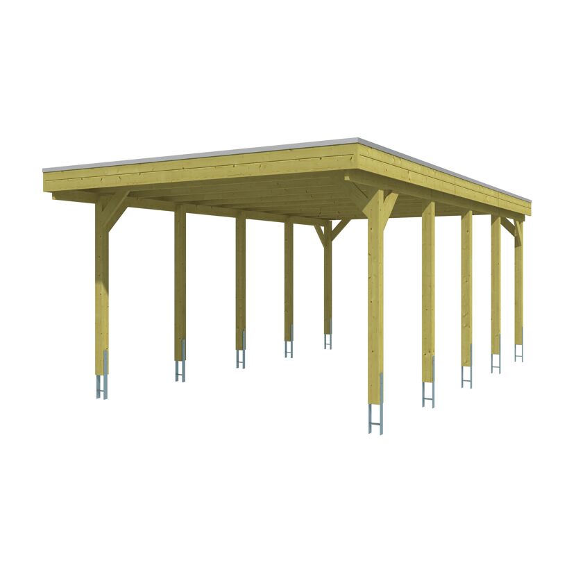 Carport Friesland mit Alu-Dach