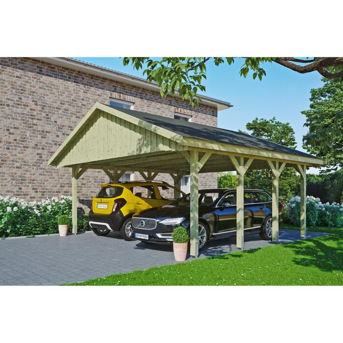 Skanholz Carport Sauerland 620 X 600 Cm Impragniert ǀ Toom Baumarkt
