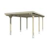 Holzcarport mit Alu-Dach