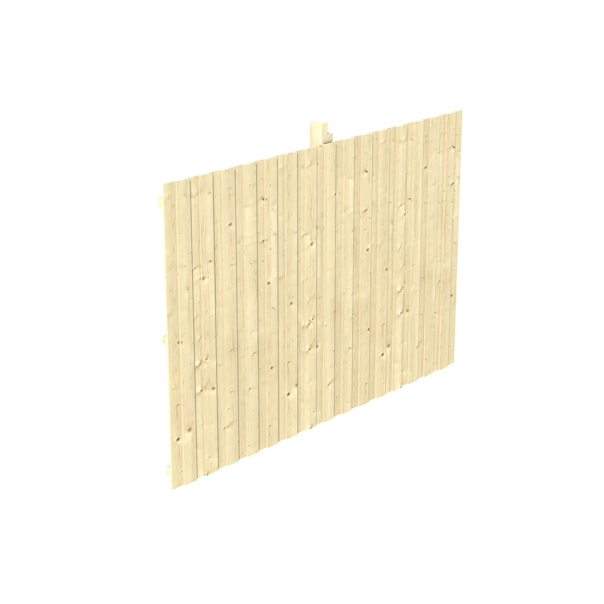 Rückwand aus Fichte, natur