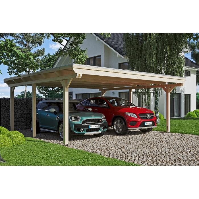Skanholz Carport Emsland 613 X 604 Cm Unbehandelt Ç Toom Baumarkt