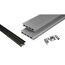 Terrassendielenpaket 'Kovalex' WPC grau 4000 x 3900 x 26 mm