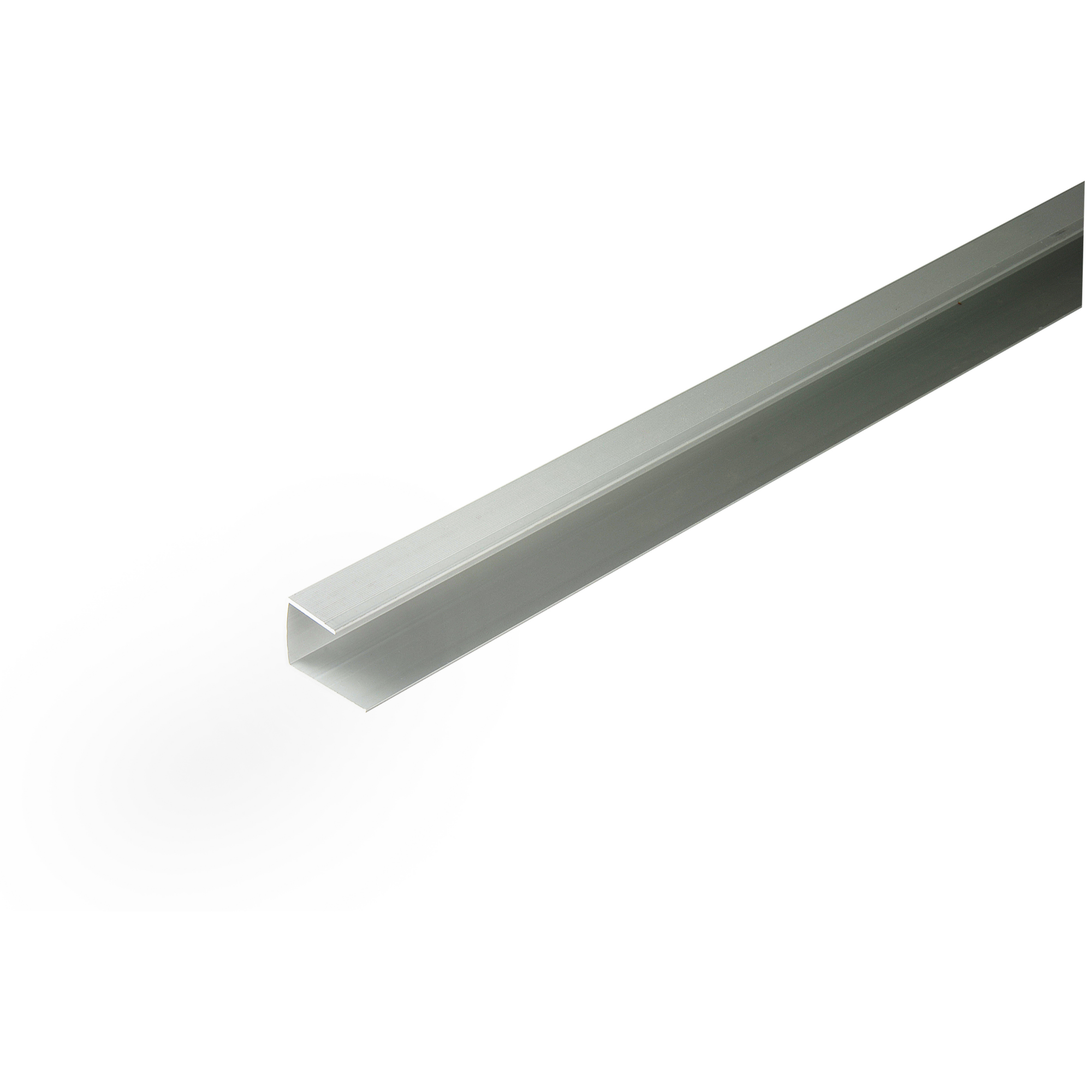 Seitenabschluss 'Kovalex' Aluminium metallfarben 42 x 28 x 27 x 2500 mm + product picture