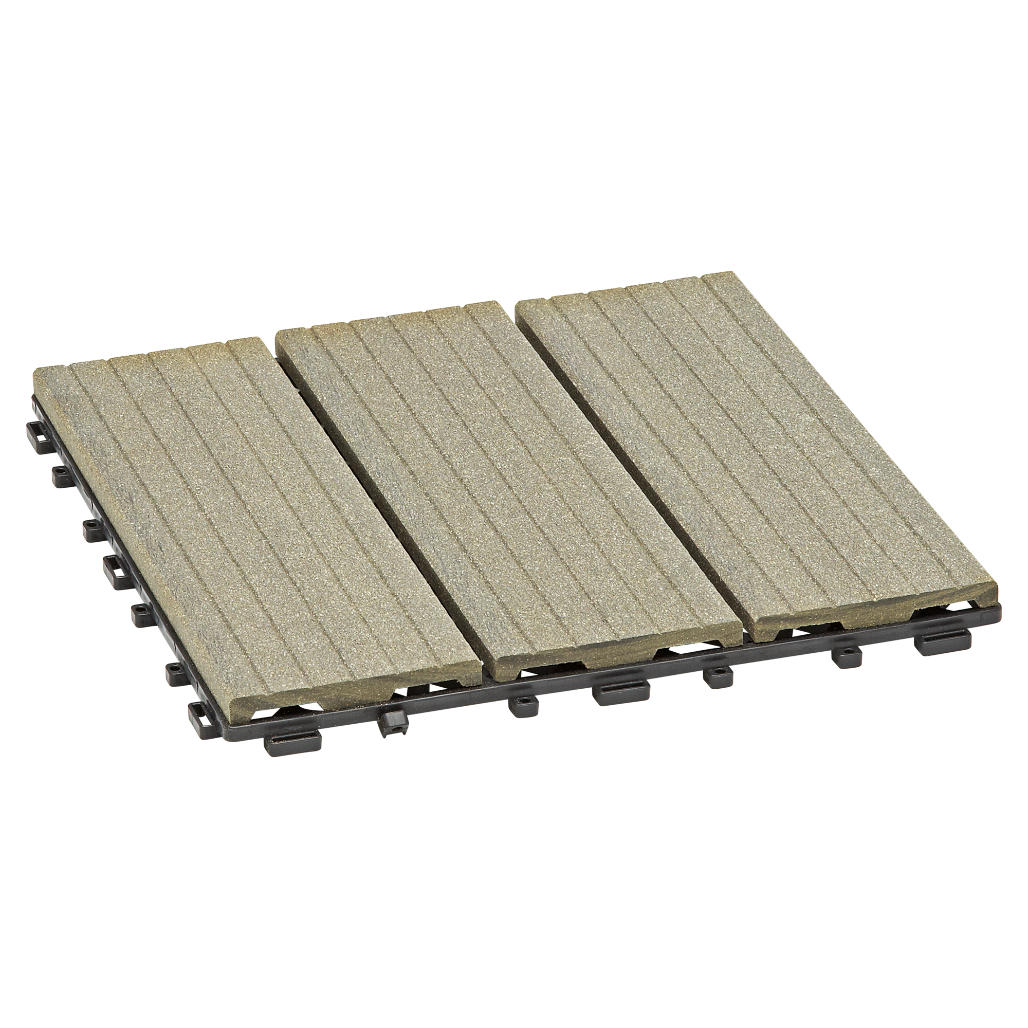 Toom Fliesen Rettenmeier Outdoor Wood Klickfliese grau 4 Stück ǀ toom