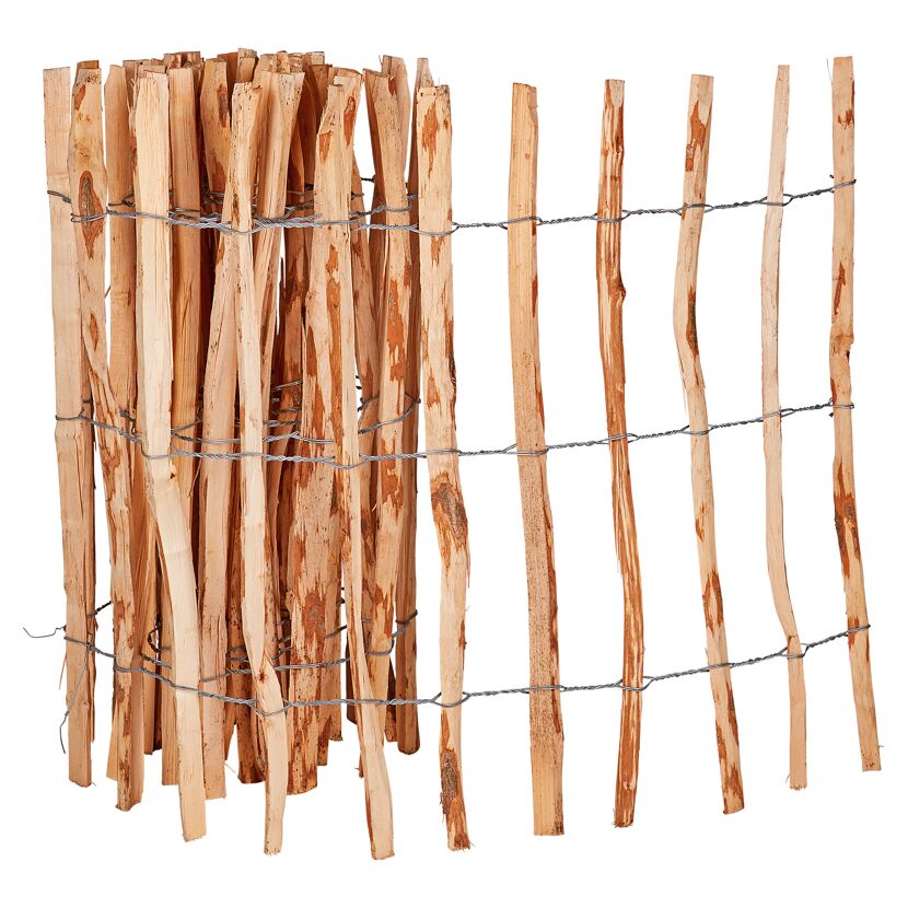 Rollzaun aus Haselnuss 500 x 80 cm