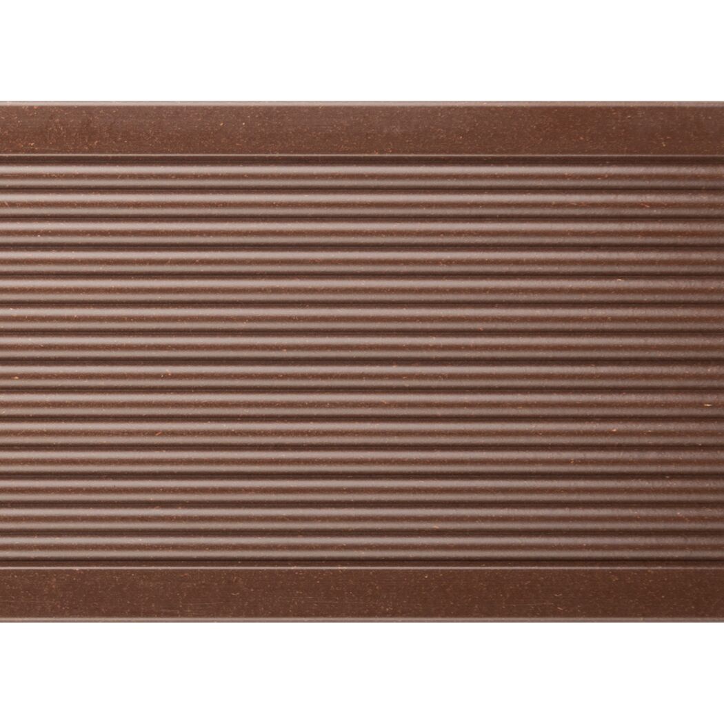 Terrassendiele 'Exklusiv' WPC braun 1000 x 145 x 26 mm