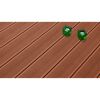 Terrassendiele 'Exklusiv' WPC braun 1000 x 145 x 26 mm