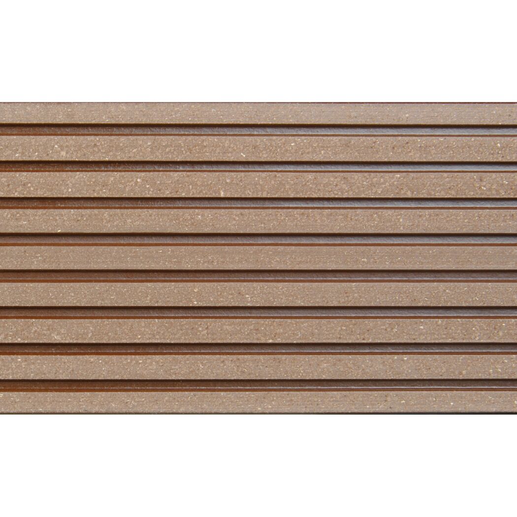Terrassendiele 'Exklusiv' WPC braun 1000 x 145 x 26 mm