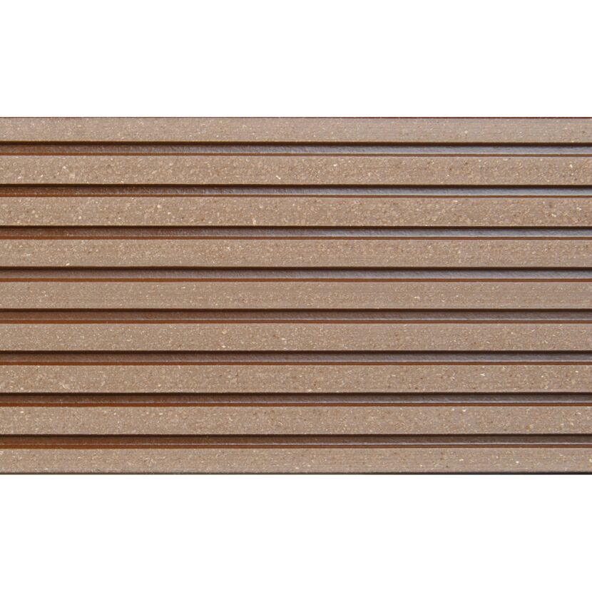 Terrassendiele 'Exklusiv' WPC braun 1000 x 145 x 26 mm