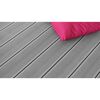 Terrassendiele 'Exklusiv' WPC grau 1000 x 145 x 26 mm