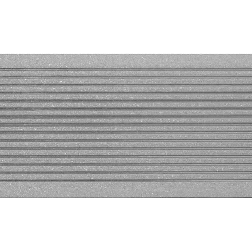 Terrassendiele 'Exklusiv' WPC grau 1000 x 145 x 26 mm