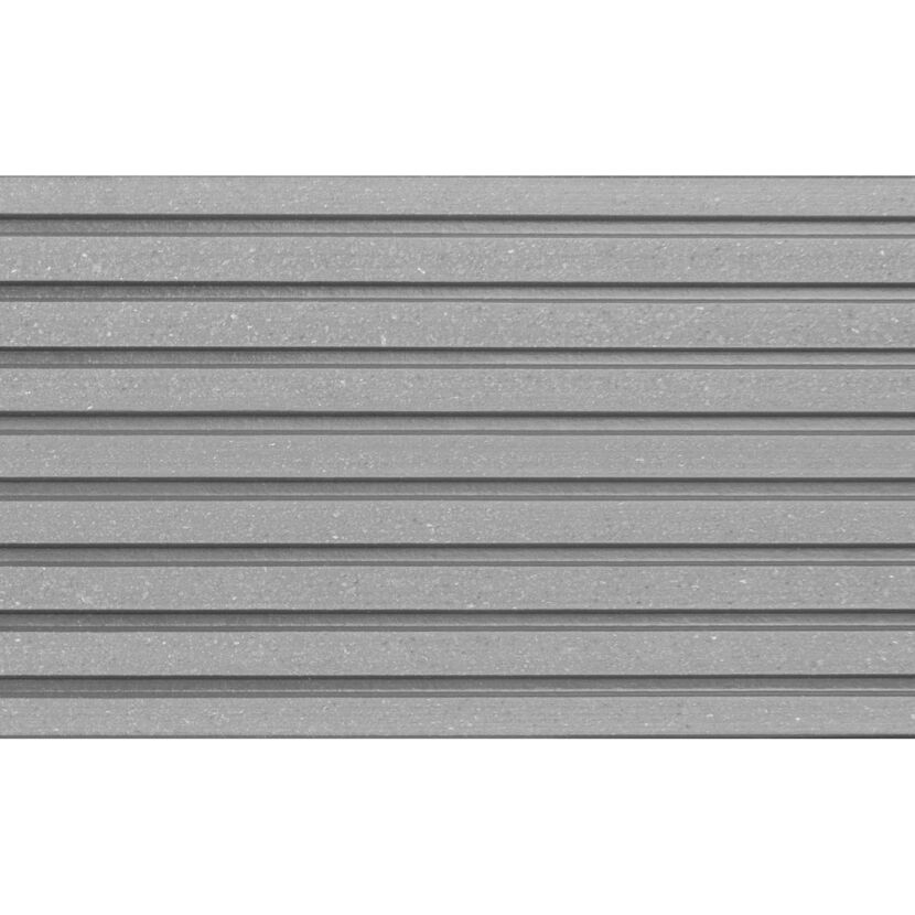 Terrassendiele 'Exklusiv' WPC grau 1000 x 145 x 26 mm