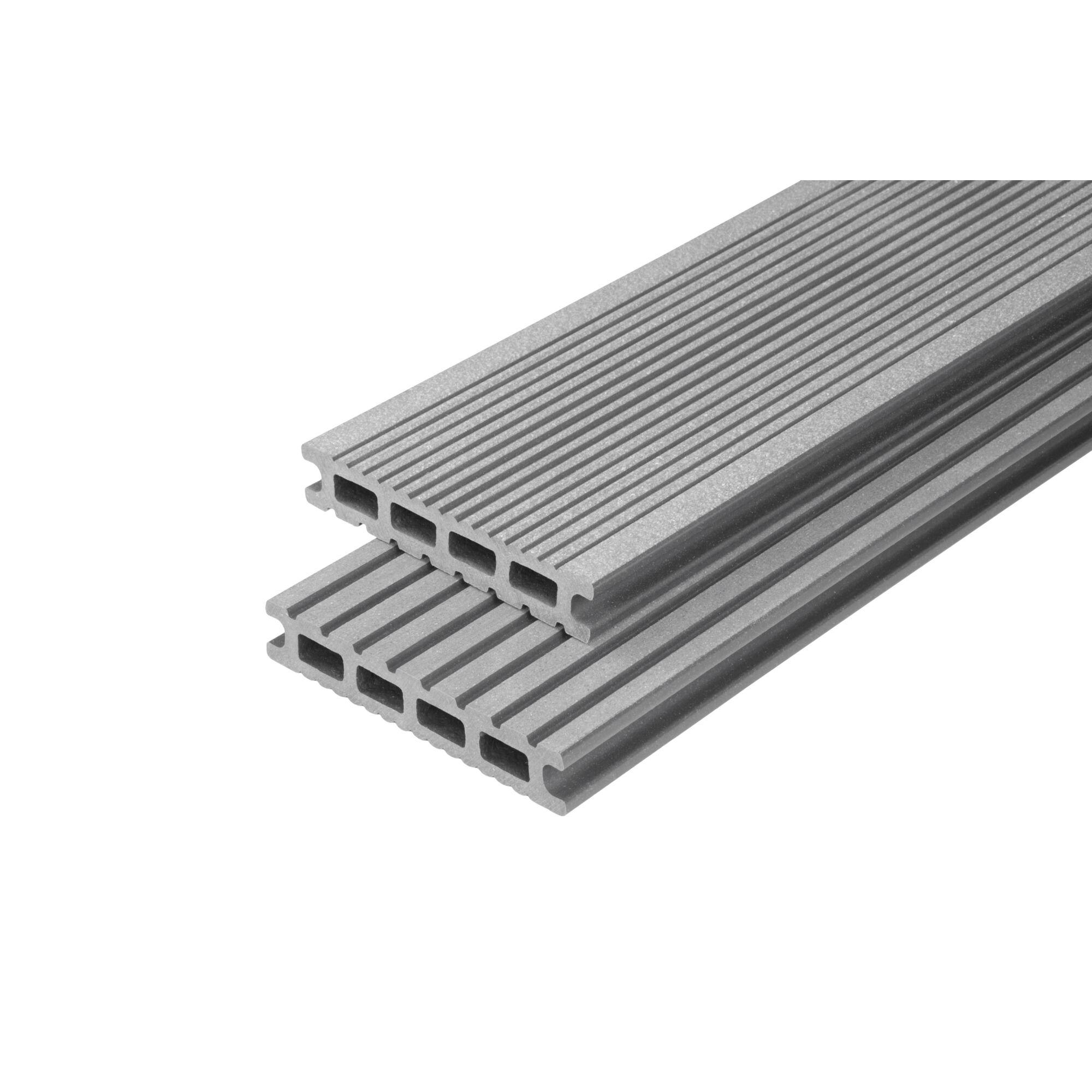 Zwei graue Hohlkammerdielen