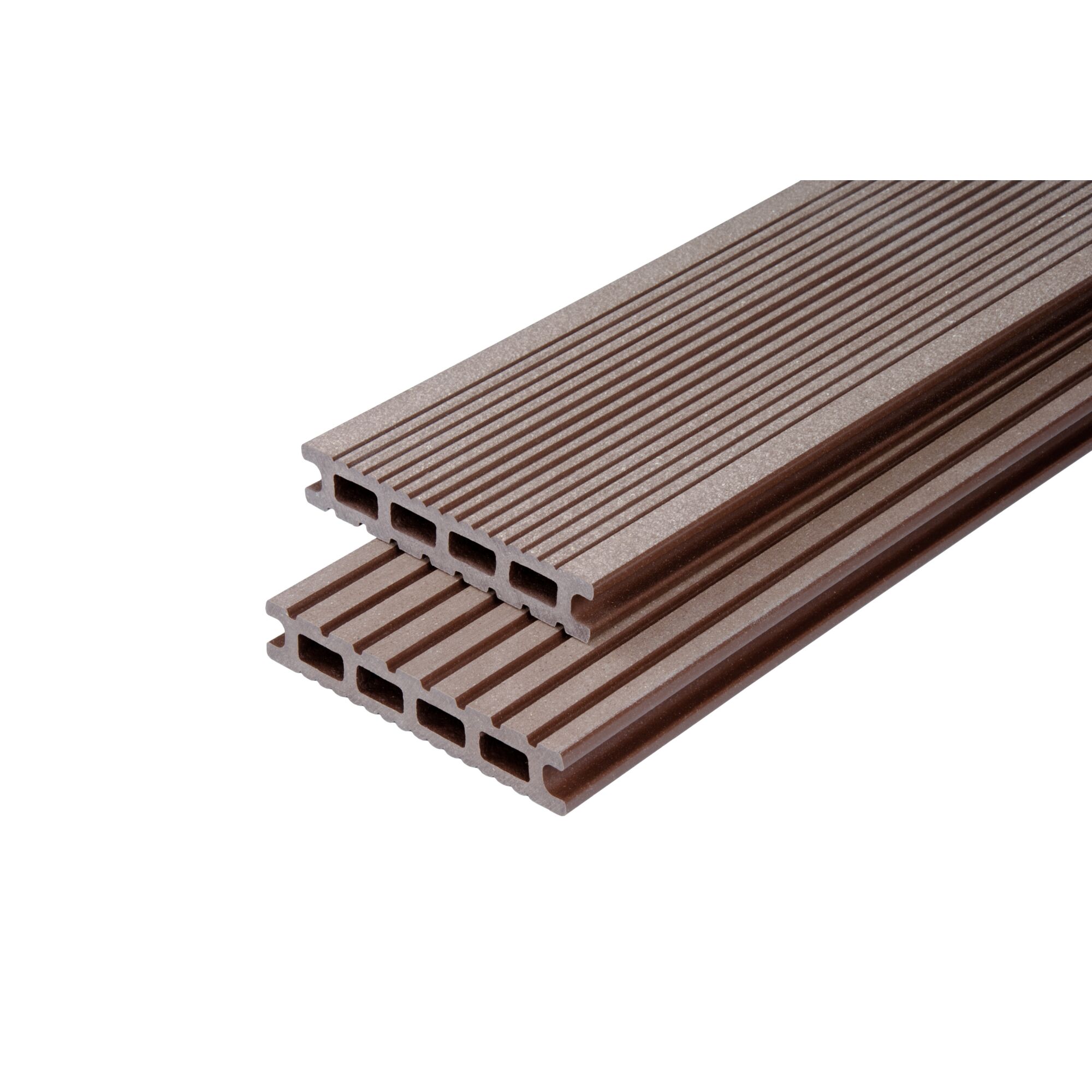 Zwei braune Hohlkammerdielen