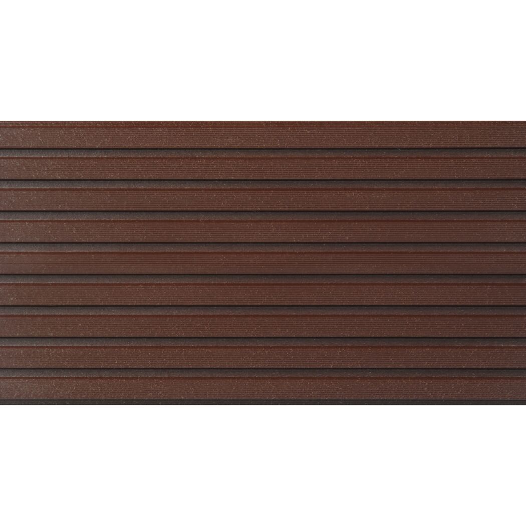 Terrassendiele 'Standard' WPC schokobraun 1000 x 145 x 26 mm
