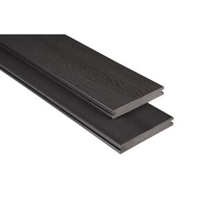 Massiv Terrassendiele graubraun unbehandelt 100 cm x 14,5 cm