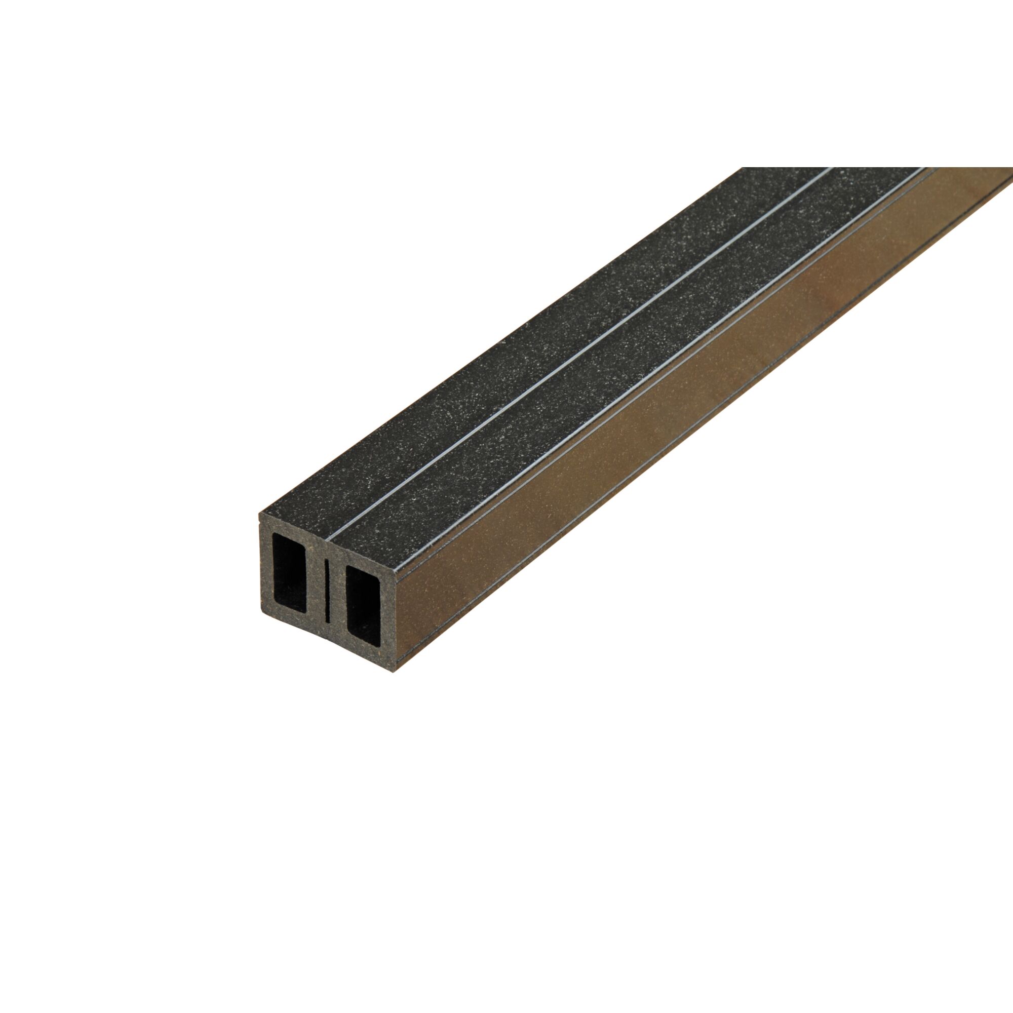 Schwarze WPC Unterkonstruktion