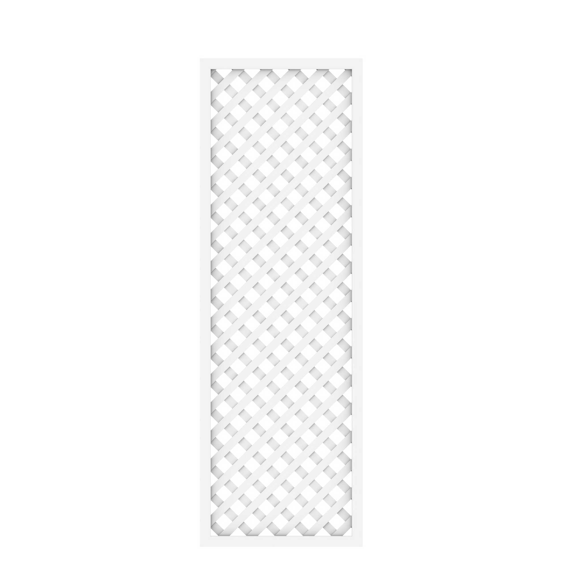 Zaunelement 'Longlife' Diagonalgitter weiß 60 x 180 cm + product picture