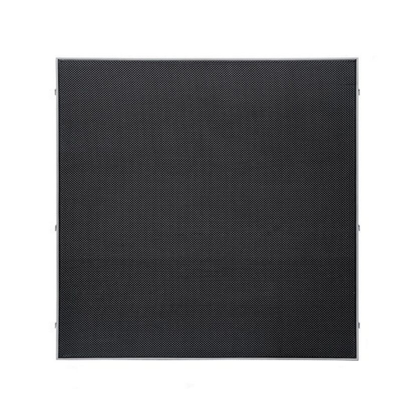 Zaunelement 'Weave' Textil schwarz 180 x 180 cm