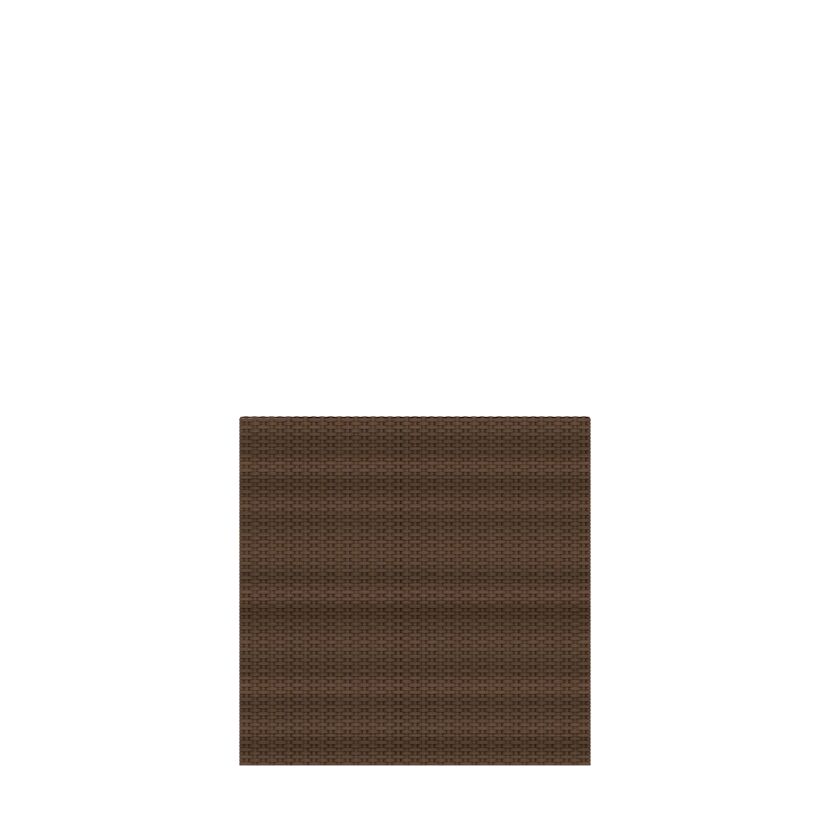 Zaunelement 'Weave' mocca 90 x 90 cm
