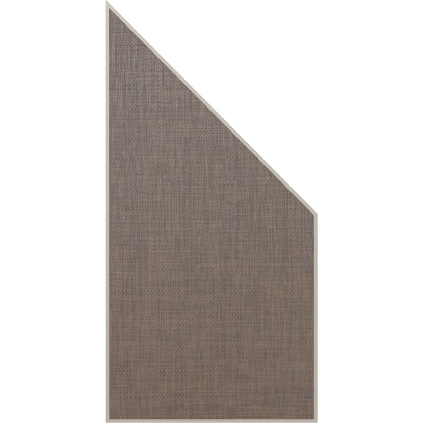 Dreieckiger, brauner WEAVE LÜX Anschluss