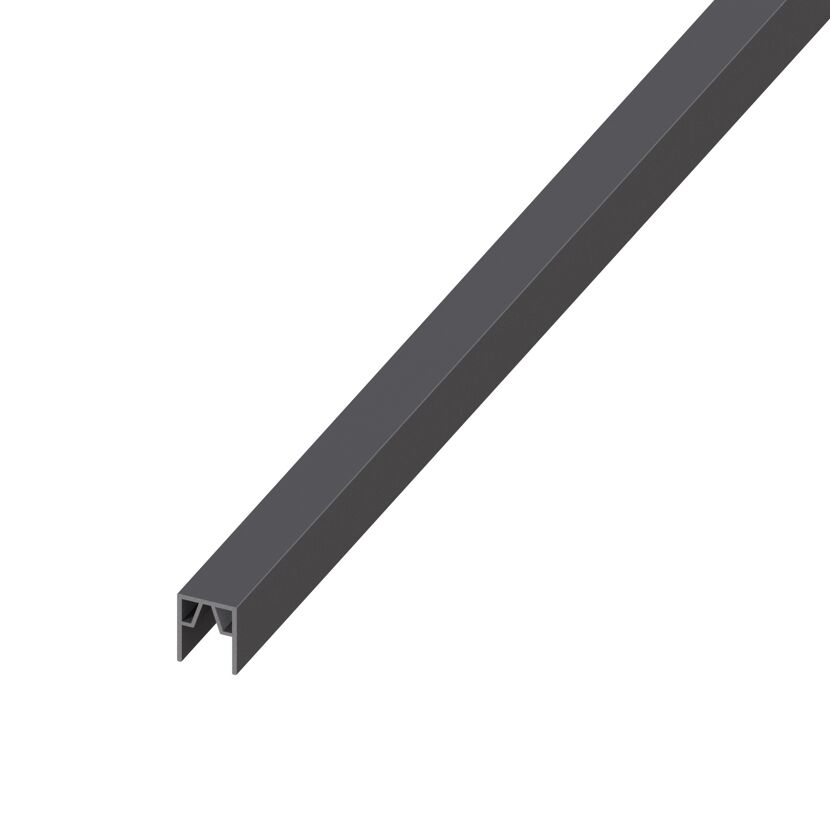 Anthrazitfarbener SYSTEM Abschluss