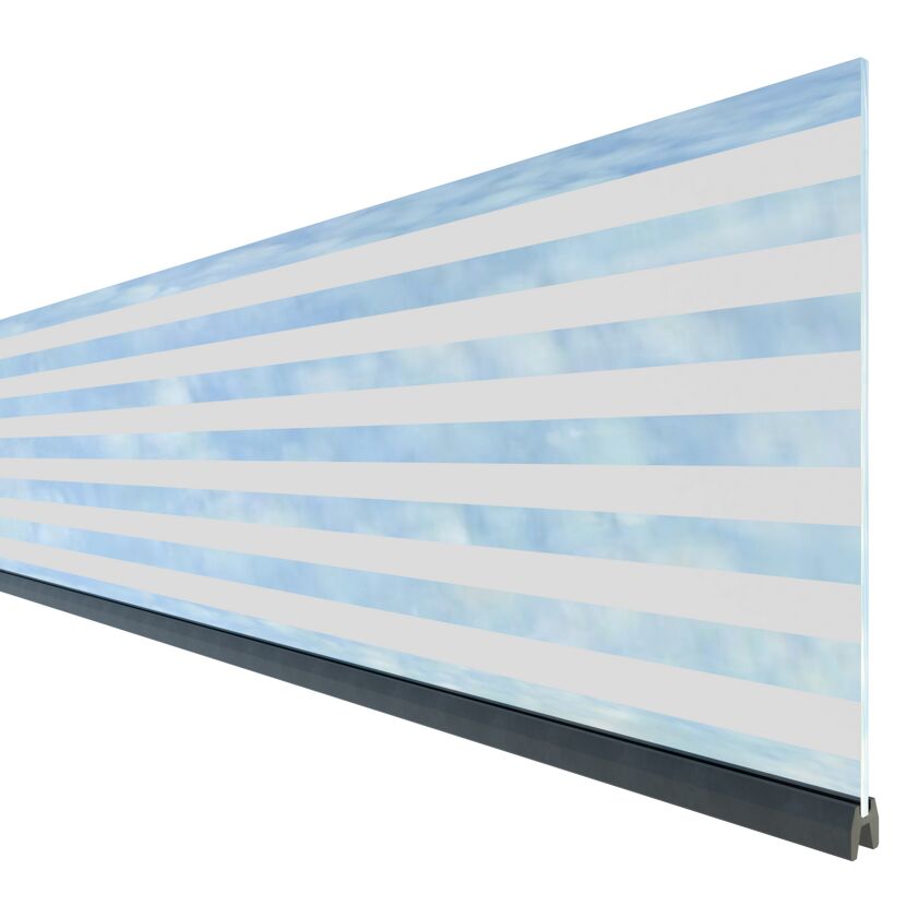 SYSTEM Dekorprofil Glas Delta Set
