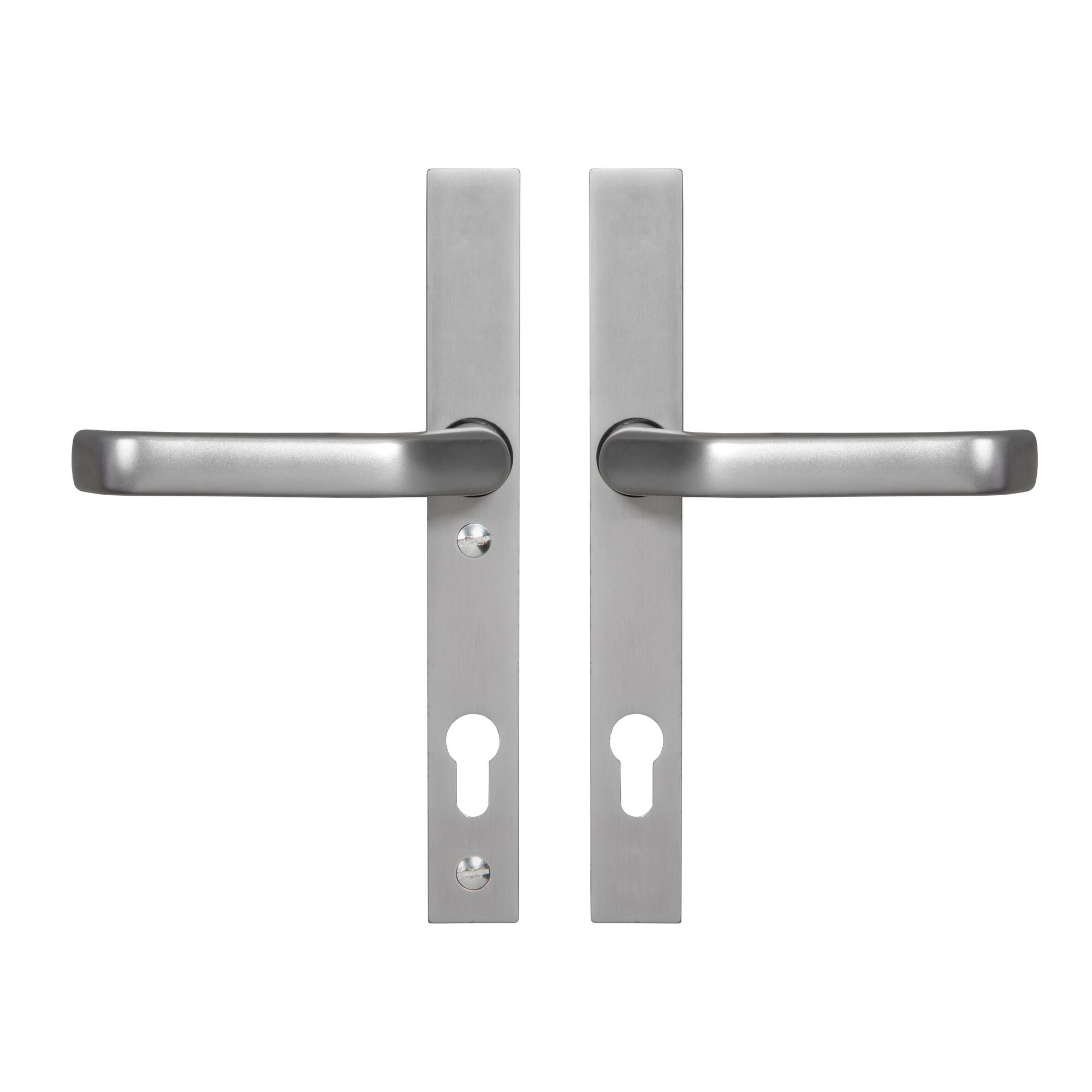 Türklinke aus Metall in Edelstahl-Optik