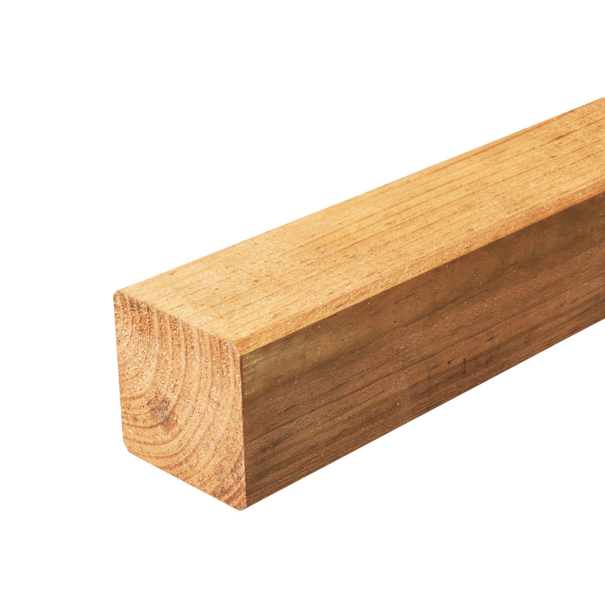 Geölter Vierkantpfosten aus Holz