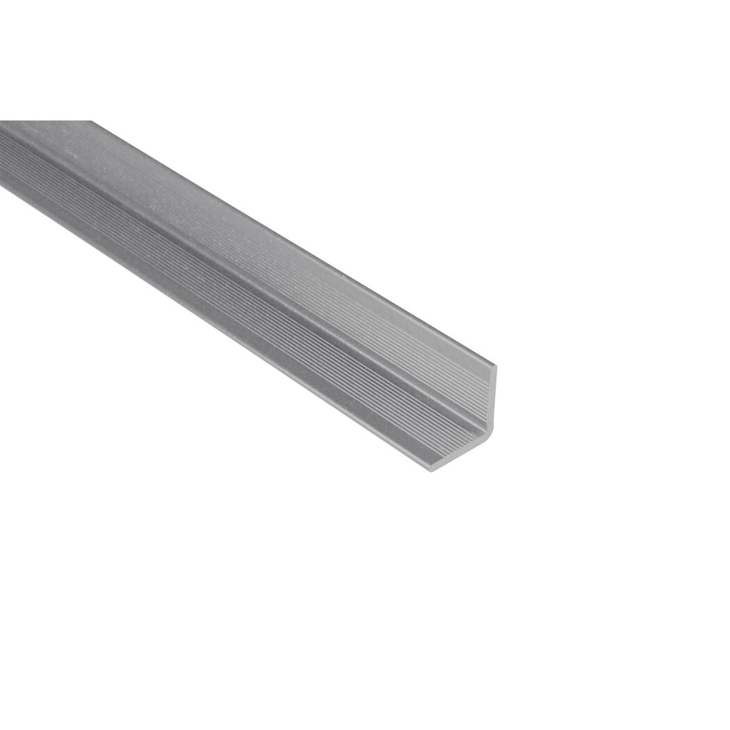WPC-Wandabschlussleiste grau 40 x 40 x 2500 mm