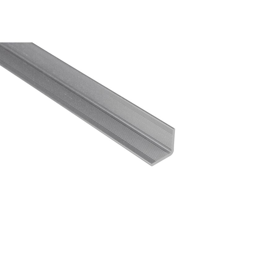 WPC-Wandabschlussleiste grau 40 x 40 x 2500 mm