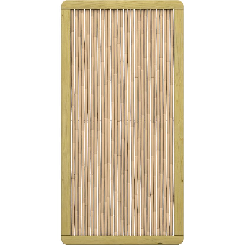 Bambusmatte mit Holzrahmen