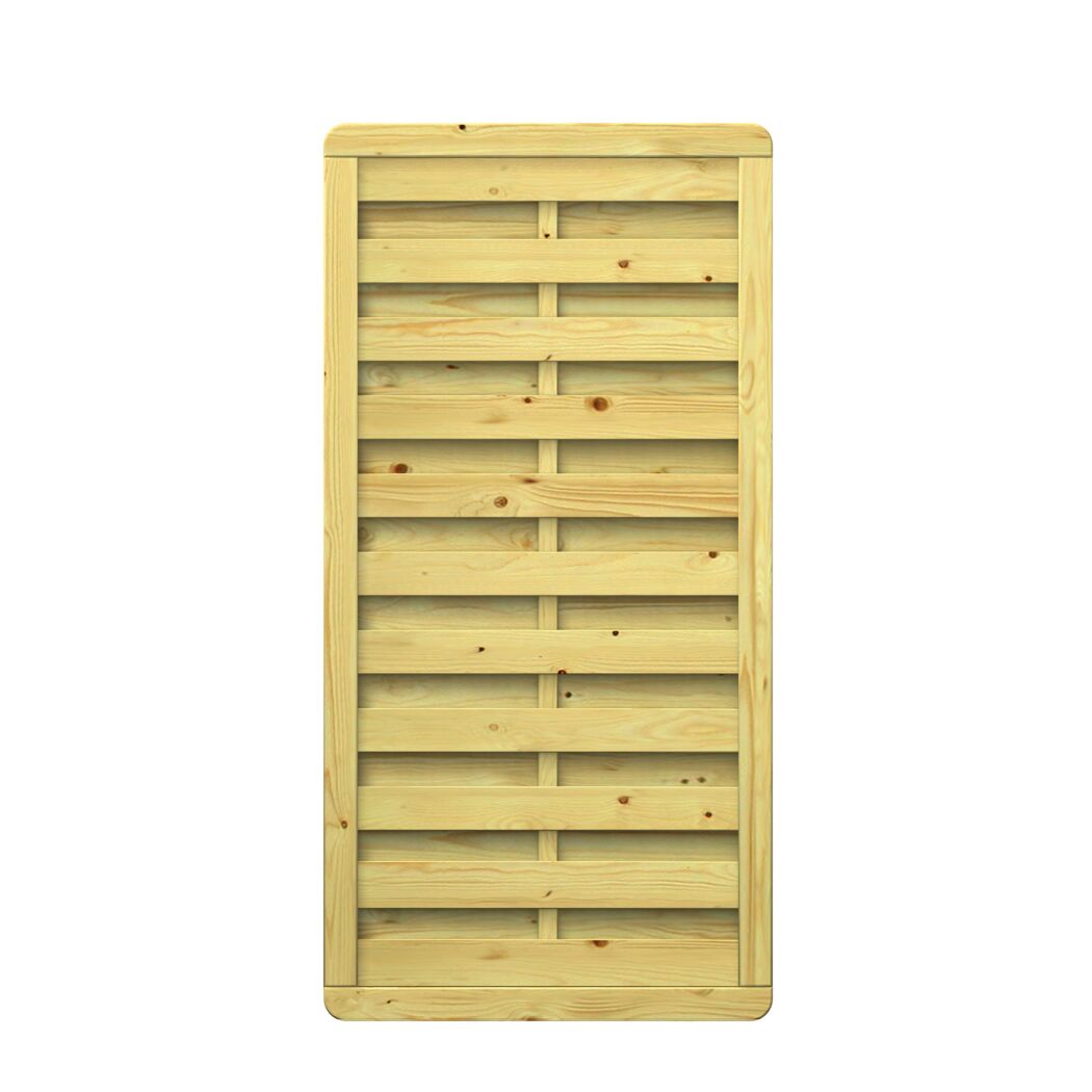 Holz-Sichtschutzwand XL Rechteck 89x179 cm