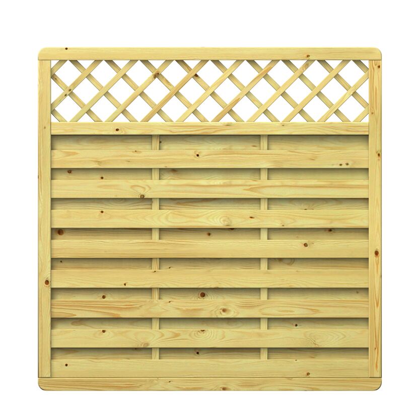 Holz Gartenzaun XL Rechteck
